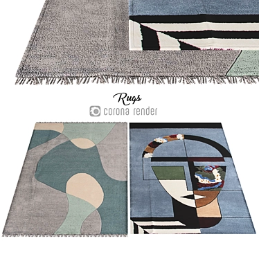 Elegant Carpets - 8,754 Polys 3D model image 1 