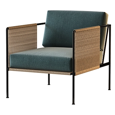 Garden Antibes Chair: Elegant Outdoor Seating 3D model image 1 