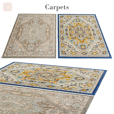 Luxury 270 Rug: Polys 3,888, Vets 4,004 3D model image 1 