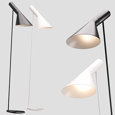  Modern Floor Lamp: Height 130 cm, Voltage 90-260V 3D model image 1 