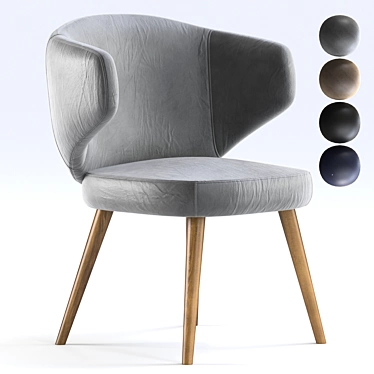 Cia Arm Chair: Modern and Stylish Design 3D model image 1 
