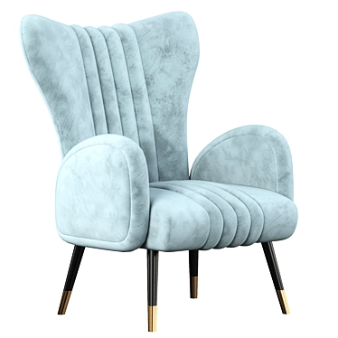 Drummond Stylish Armchairs 3D model image 1 