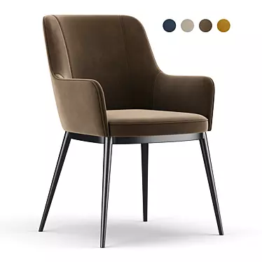 Classic Elegance: Franklin Dining Chair 3D model image 1 