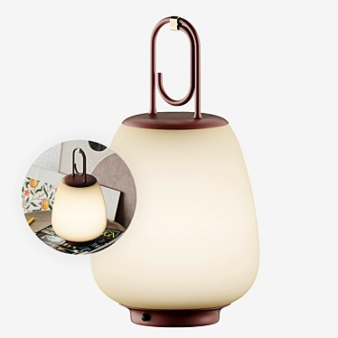 Minimalist SC51 Lucca Table Lamp 3D model image 1 