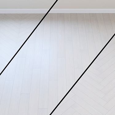 White Calm Oak Laminate - Wineo 500 3D model image 1 