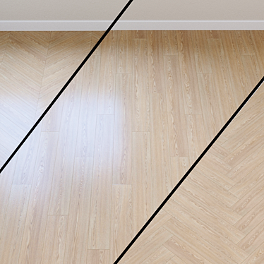 Calm Oak Beige Laminate 3D model image 1 