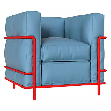 Cozy Armchair - 70x70x70cm 3D model image 1 