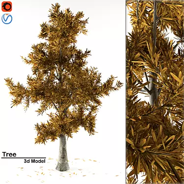 High-Quality 3D Tree Model 3D model image 1 
