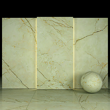 Renoir Marble Collection: Luxurious & Versatile 3D model image 1 