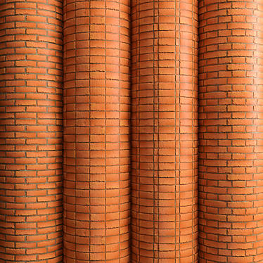 PBR Brick Tiles in 4 Patterns 3D model image 1 