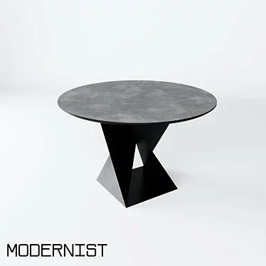 Stella Dining Table: Modernist Elegance 3D model image 1 