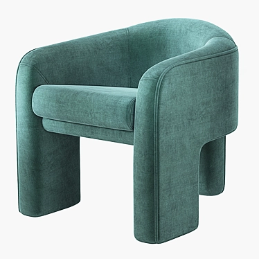 Sculptural Weiman Chair by Vladimir Kagan 3D model image 1 