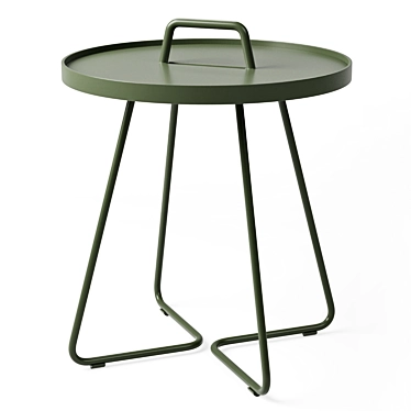 Portable Tray-Top Side Table 3D model image 1 