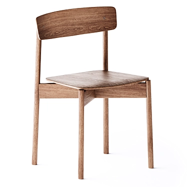 Streamline Oak Chair by TAKT 3D model image 1 