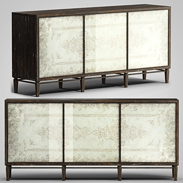 Elegant Rosella Console: Stylish and Functional 3D model image 1 