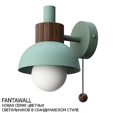 Scandinavian Light Fixtures in Colorful Collection 3D model image 1 