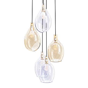 Elegant Lovisa Design Lamps 3D model image 1 