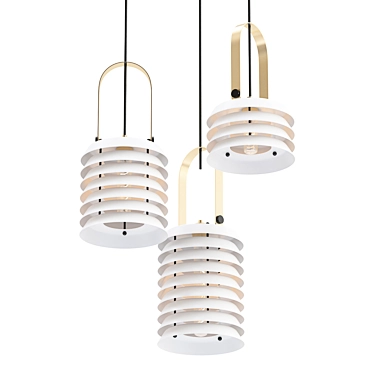 Elegant ROINE Design Lamps 3D model image 1 