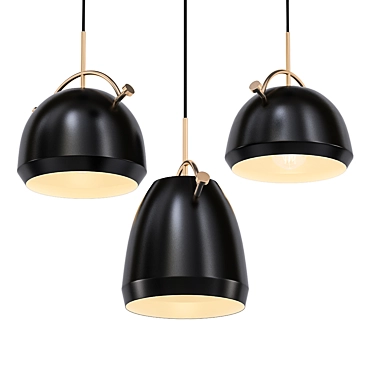 Scandinavian-style Ceiling Pendant 3D model image 1 