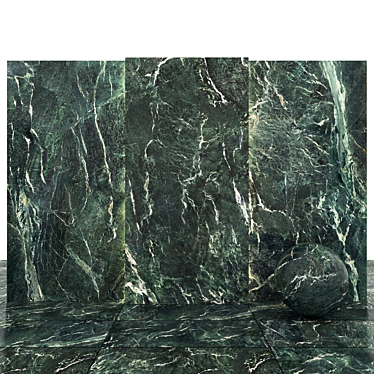 Green Alps Marble: Texture Pack 3D model image 1 