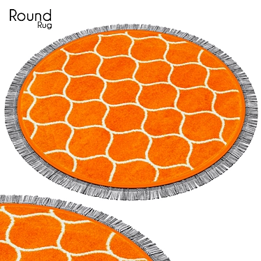 Elegant Round Rug 23 - Perfect Addition 3D model image 1 