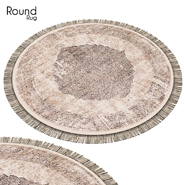 Stylish Round Rug 28 3D model image 1 