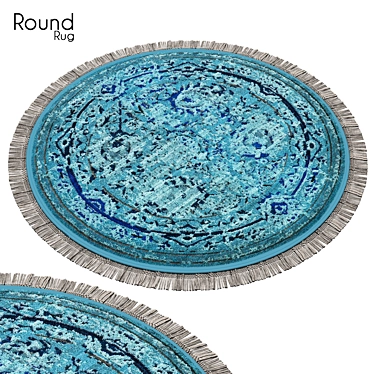 Stylish Round Rug 30 3D model image 1 