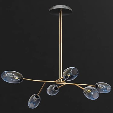 Modern Pendant Lamp with LED - DIANTHA 3D model image 1 