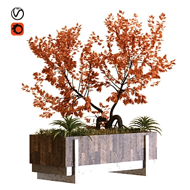 Natural Greenery Box Set - Tree 031 3D model image 1 