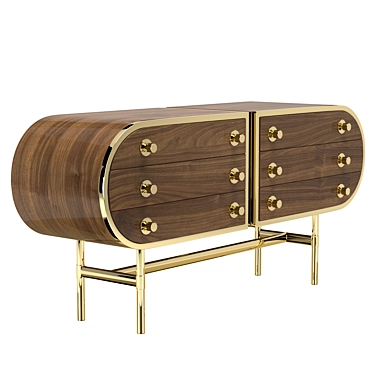 Elegant Moryson Sideboard 3D model image 1 