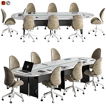 2015 Conference Table 16 - Polys: 703, Render: Vray+Corona 3D model image 1 