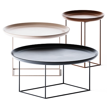 NORR11 Duke Coffee Tables: Stylish Set 3D model image 1 