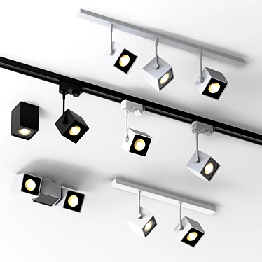 Adjustable Swing Angle Lamps: SLV Altra Dice 3D model image 1 