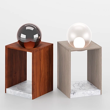 Giorgetti Spazio Tempo Table Lamp 3D model image 1 