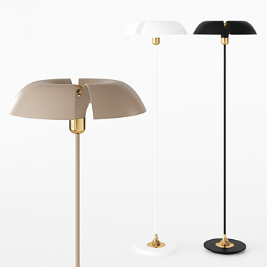 Danish Design Cycnus Floor Lamp 3D model image 1 
