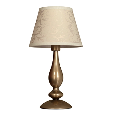 Classic Metal Table Lamp 3D model image 1 