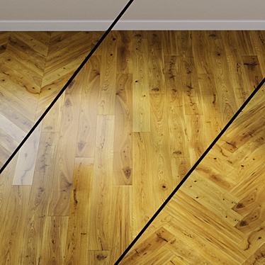 Unique Ter Hurne Oak Parquet 3D model image 1 