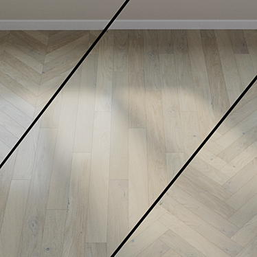 Sandy Oak Gray Parquet Board 3D model image 1 