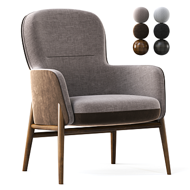 Cozy Connection Hygge Chair 3D model image 1 