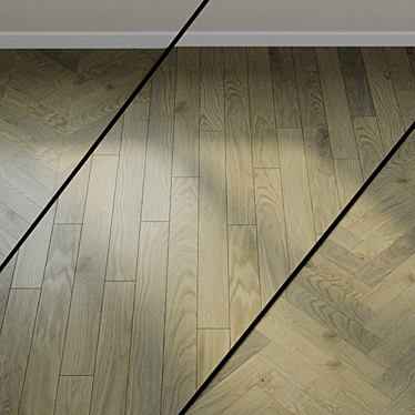 Ter Hurne Earth Oak Parquet - Smoke Gray 3D model image 1 