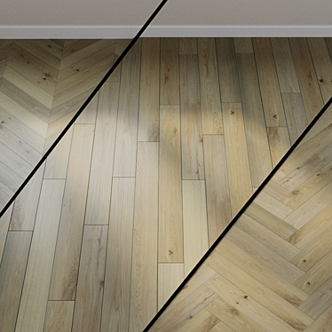 Ter Hurne Sand Brown Oak Parquet 3D model image 1 