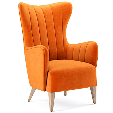 Duke Lounge Chair: Stylish & Versatile Seating 3D model image 1 