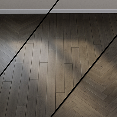 Heaven Basalt Oak Parquet: Elegant Beauty 3D model image 1 