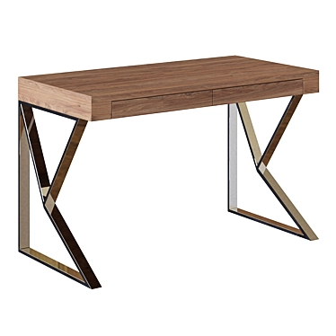 Ergo Walnut Table 3D model image 1 