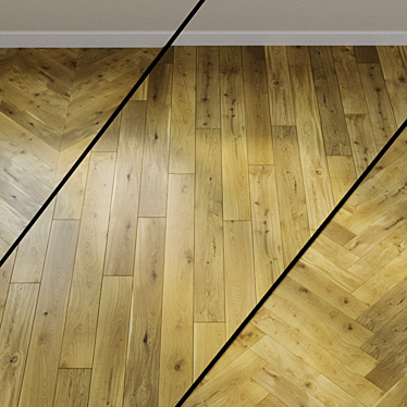 Natural Oak Parquet Board | Grand Velvet 3D model image 1 