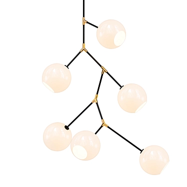 Branch Atom - Unique and Sophisticated Chandelier 3D model image 1 