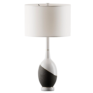 Crisp Contrast Table Lamp 3D model image 1 