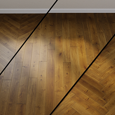 Elegant Oak Cinnamon Parquet 3D model image 1 