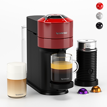 Nespresso Vertuo Next GCV1: Revolutionary Capsule Coffee Machine 3D model image 1 