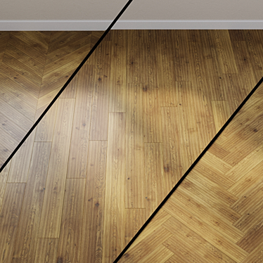 Provence Parquet Board: Alpine Oak Beige 3D model image 1 